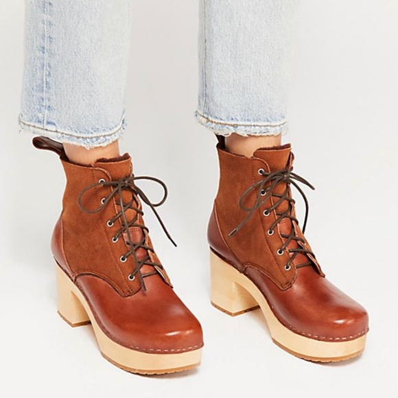 swedish hasbeens lace up boots
